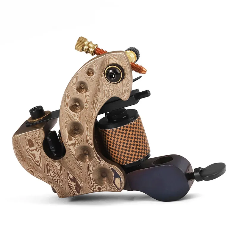 Brass Tattoo Machine Gun Shader